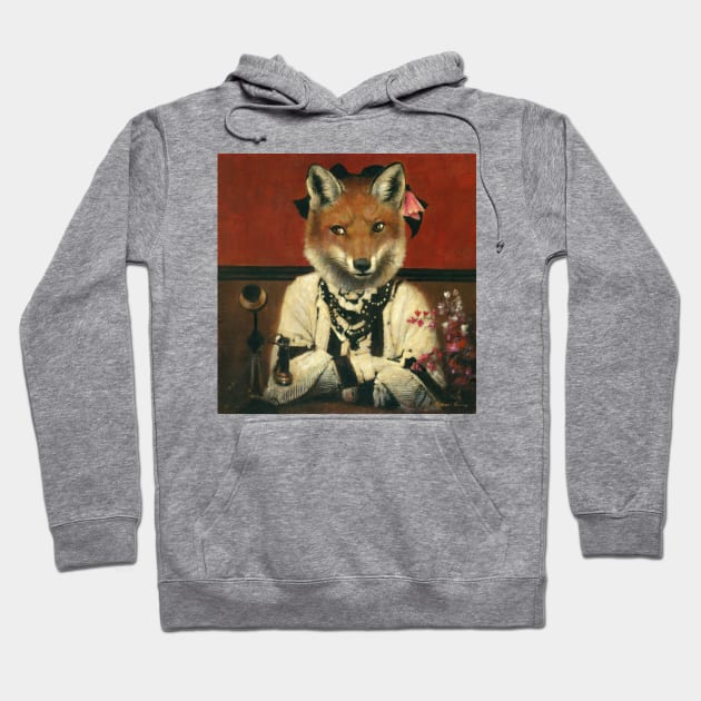 Vintage Vixen Hoodie by mictomart